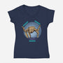 Amaze Rock-Womens-V-Neck-Tee-nickzzarto