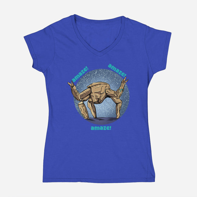 Amaze Rock-Womens-V-Neck-Tee-nickzzarto