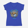 Amaze Rock-Womens-V-Neck-Tee-nickzzarto