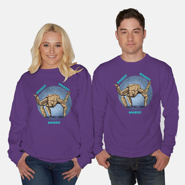 Amaze Rock-Unisex-Crew Neck-Sweatshirt-nickzzarto