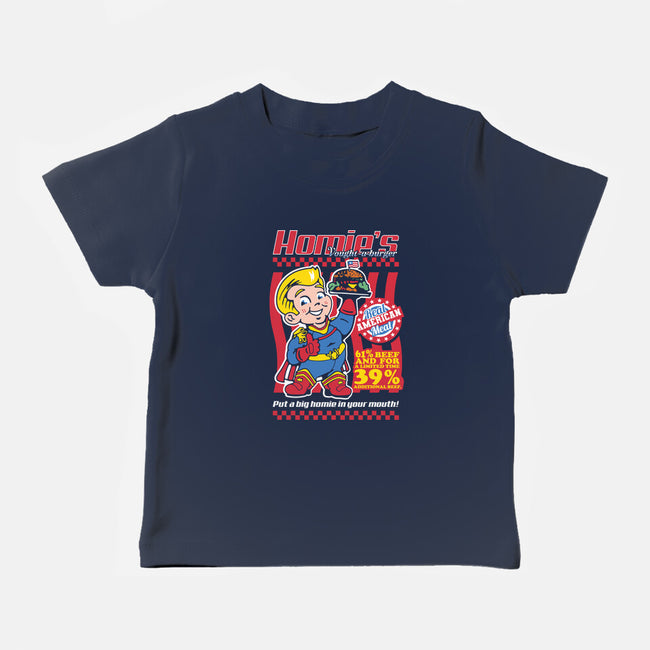 Big Homie Burger-Baby-Basic-Tee-demonigote