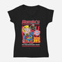 Big Homie Burger-Womens-V-Neck-Tee-demonigote