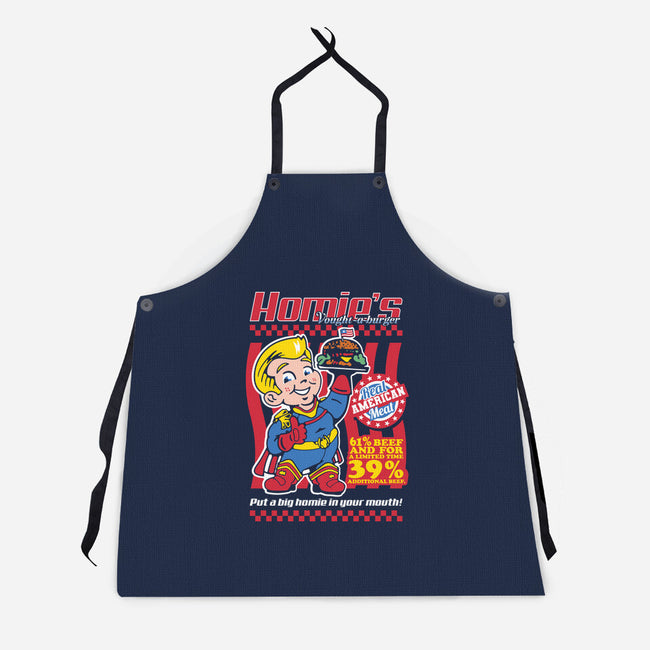 Big Homie Burger-Unisex-Kitchen-Apron-demonigote