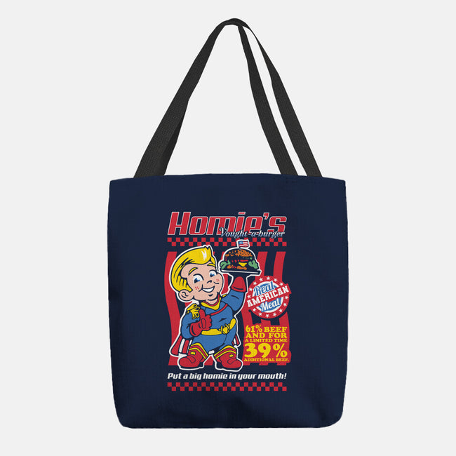 Big Homie Burger-None-Basic Tote-Bag-demonigote