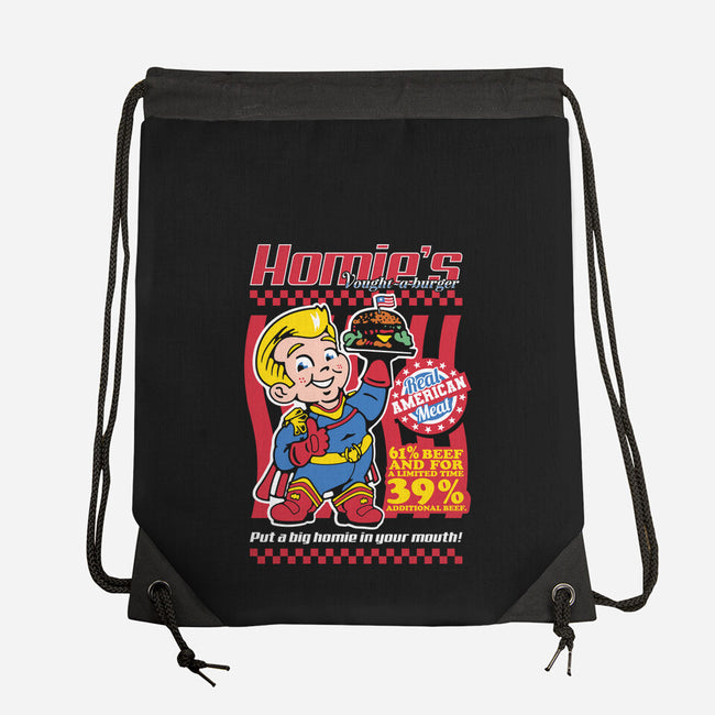 Big Homie Burger-None-Drawstring-Bag-demonigote