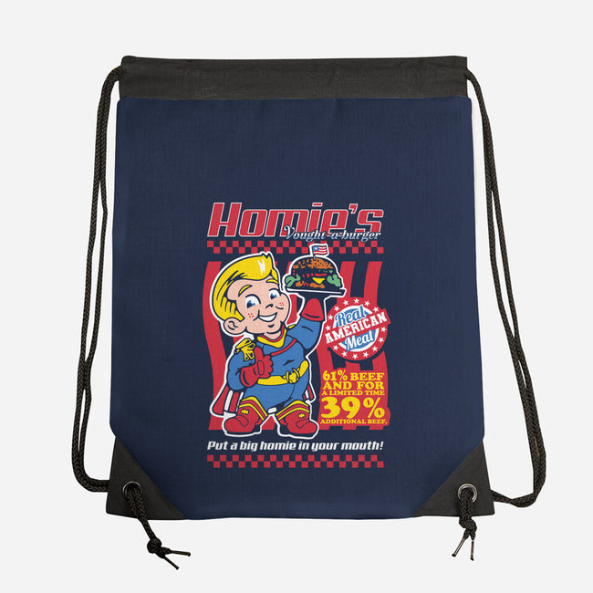 Big Homie Burger-None-Drawstring-Bag-demonigote
