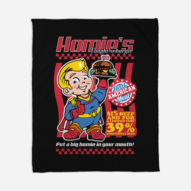 Big Homie Burger-None-Fleece-Blanket-demonigote