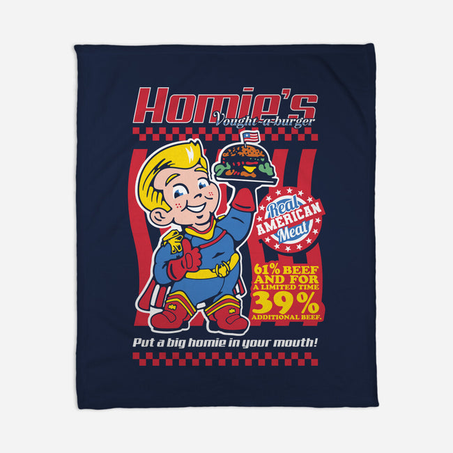 Big Homie Burger-None-Fleece-Blanket-demonigote