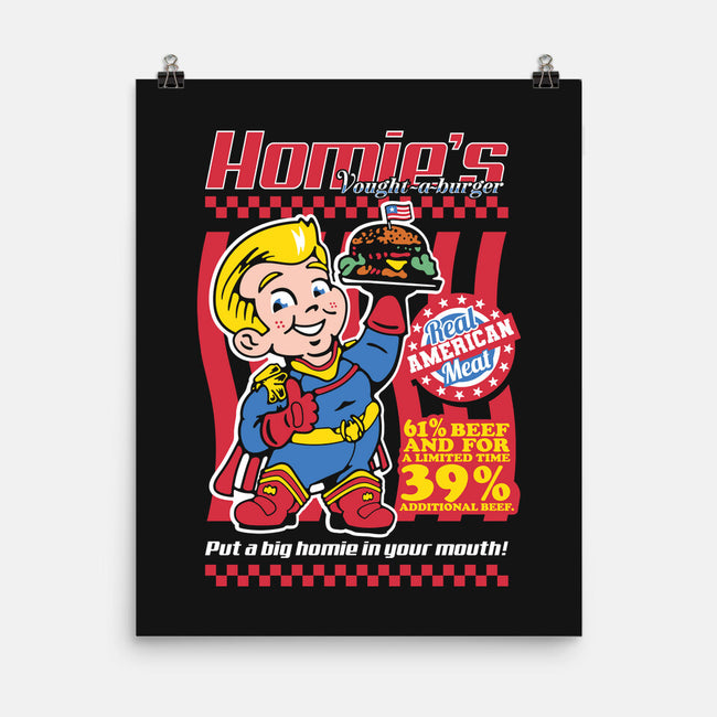 Big Homie Burger-None-Matte-Poster-demonigote