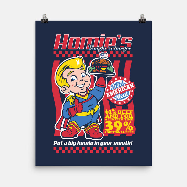 Big Homie Burger-None-Matte-Poster-demonigote