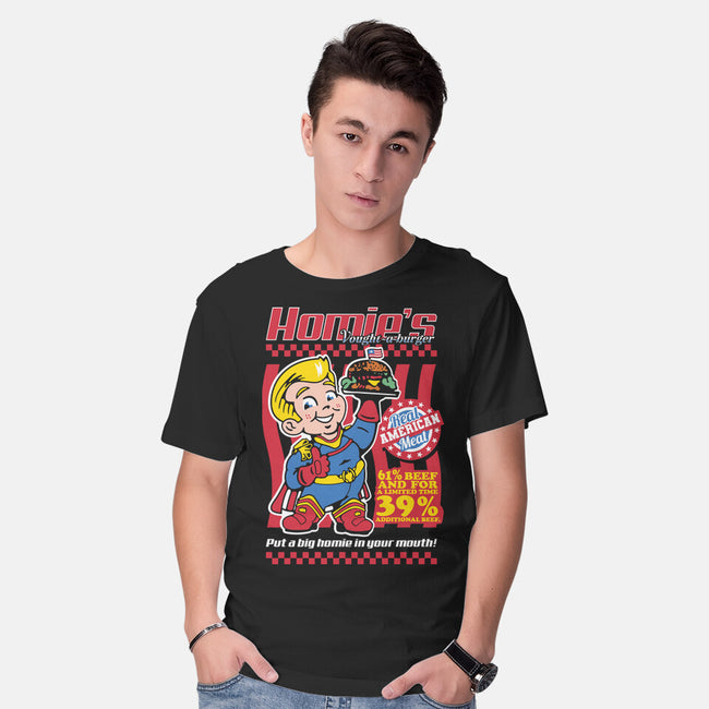Big Homie Burger-Mens-Basic-Tee-demonigote
