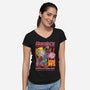 Big Homie Burger-Womens-V-Neck-Tee-demonigote