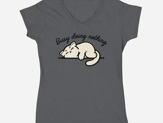 Kitty Busy Doing Nothing
