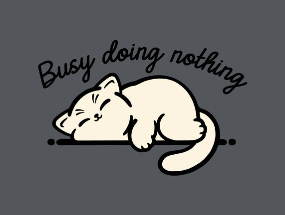 Kitty Busy Doing Nothing
