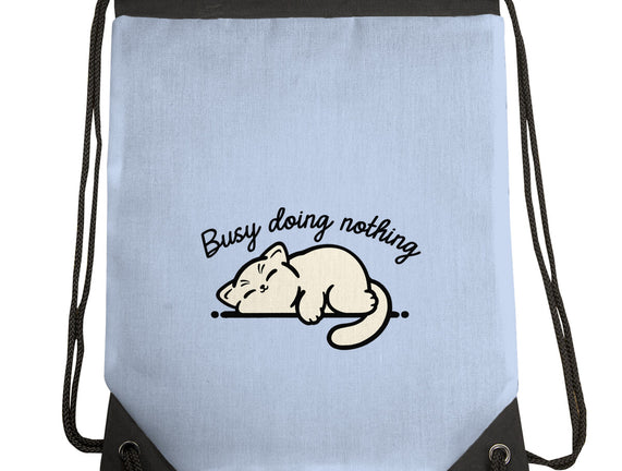 Kitty Busy Doing Nothing