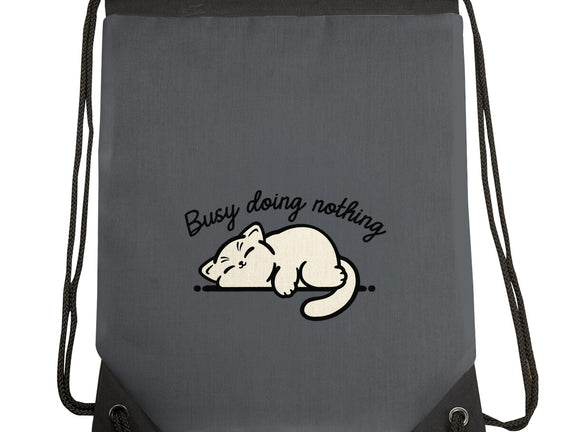 Kitty Busy Doing Nothing