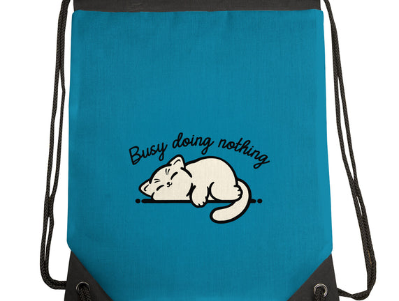 Kitty Busy Doing Nothing