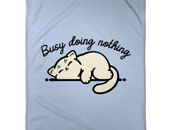 Kitty Busy Doing Nothing