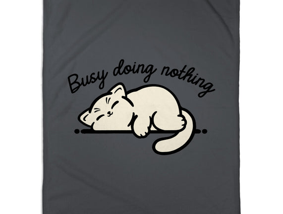 Kitty Busy Doing Nothing