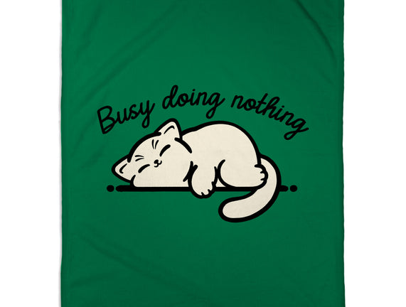 Kitty Busy Doing Nothing