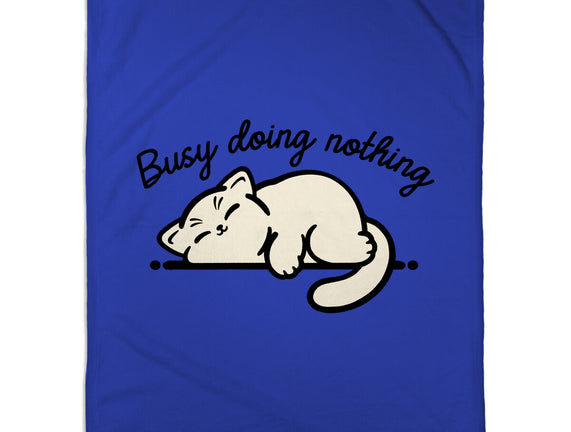 Kitty Busy Doing Nothing