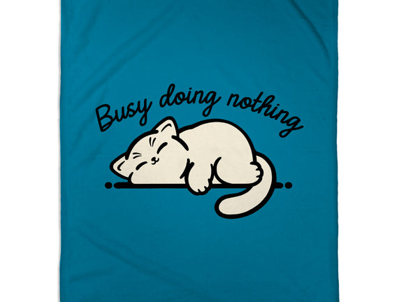 Kitty Busy Doing Nothing