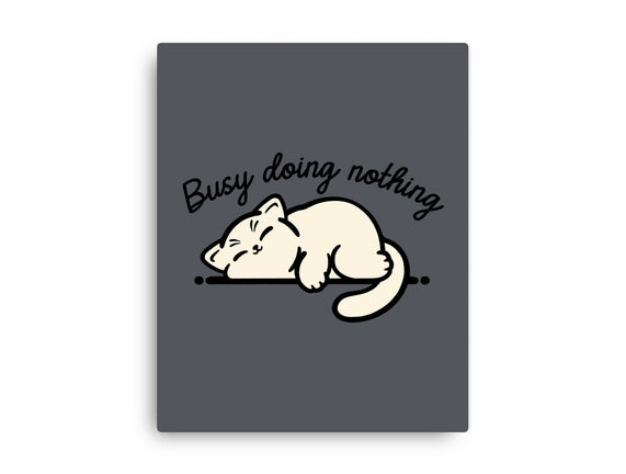 Kitty Busy Doing Nothing