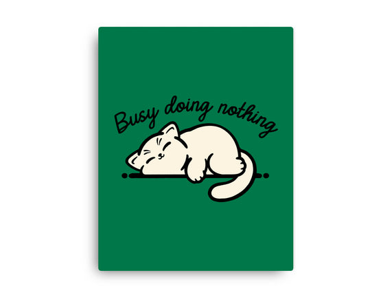 Kitty Busy Doing Nothing