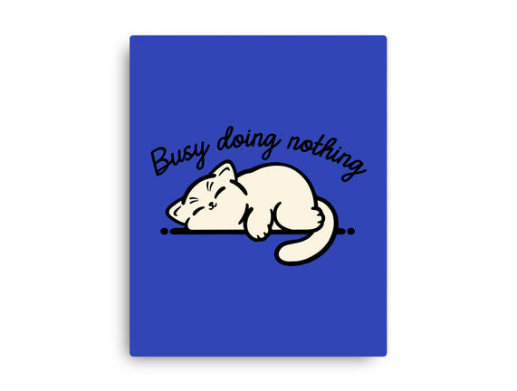 Kitty Busy Doing Nothing