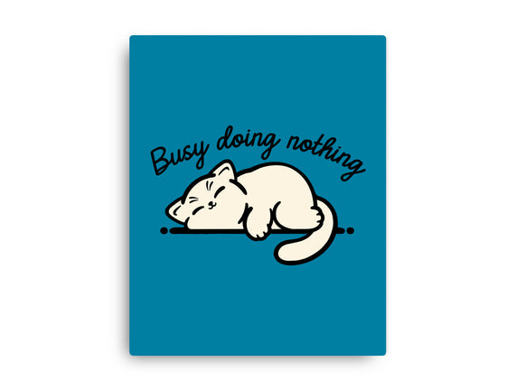 Kitty Busy Doing Nothing