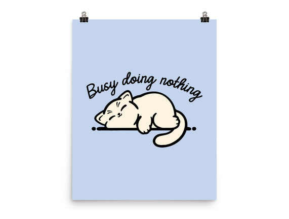 Kitty Busy Doing Nothing