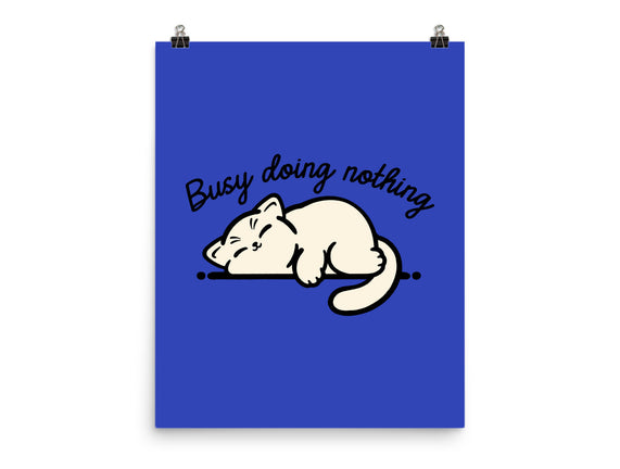 Kitty Busy Doing Nothing