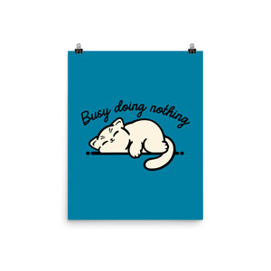 Kitty Busy Doing Nothing