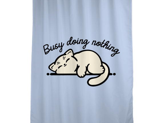 Kitty Busy Doing Nothing