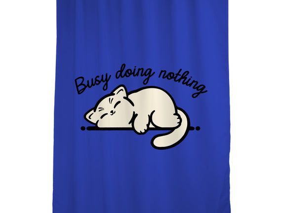 Kitty Busy Doing Nothing