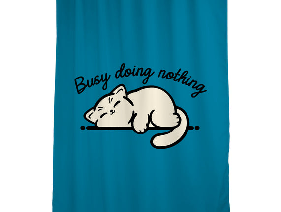 Kitty Busy Doing Nothing