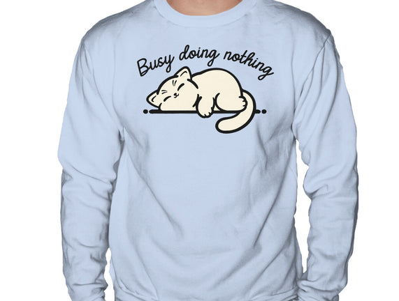 Kitty Busy Doing Nothing