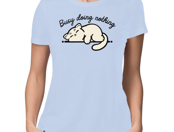 Kitty Busy Doing Nothing