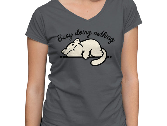 Kitty Busy Doing Nothing