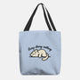 Kitty Busy Doing Nothing-None-Basic Tote-Bag-NemiMakeit