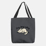 Kitty Busy Doing Nothing-None-Basic Tote-Bag-NemiMakeit