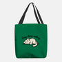 Kitty Busy Doing Nothing-None-Basic Tote-Bag-NemiMakeit