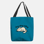 Kitty Busy Doing Nothing-None-Basic Tote-Bag-NemiMakeit