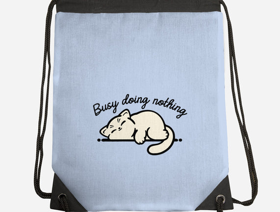 Kitty Busy Doing Nothing