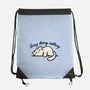 Kitty Busy Doing Nothing-None-Drawstring-Bag-NemiMakeit