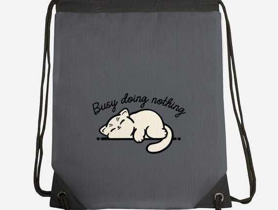 Kitty Busy Doing Nothing