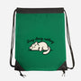 Kitty Busy Doing Nothing-None-Drawstring-Bag-NemiMakeit