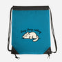 Kitty Busy Doing Nothing-None-Drawstring-Bag-NemiMakeit