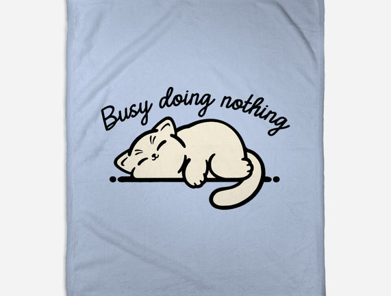 Kitty Busy Doing Nothing