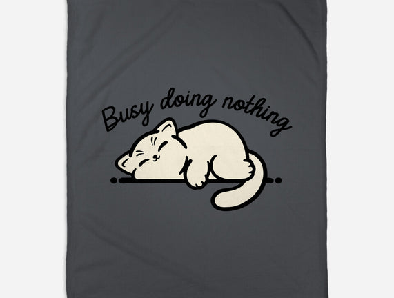 Kitty Busy Doing Nothing
